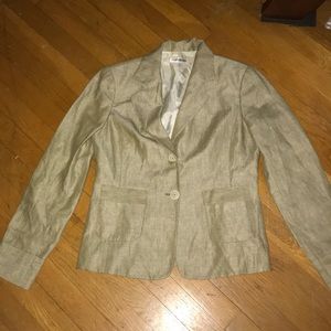 Linen/Silk blend tweed blazer
